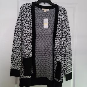 Micheal Kors Monogram Cardigan
